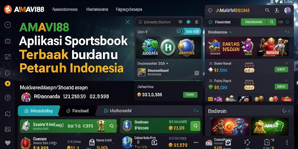 Screenshot AMAVI88 menampilkan pengalaman taruhan olahraga yang seru dan interaktif.