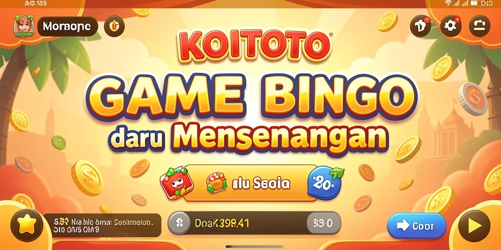 Screenshot gameplay KOITOTO menampilkan kegembiraan permainan Bingo.