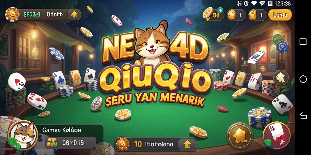 Tampilan seru dari gameplay QiuQiu di NEKO4D.