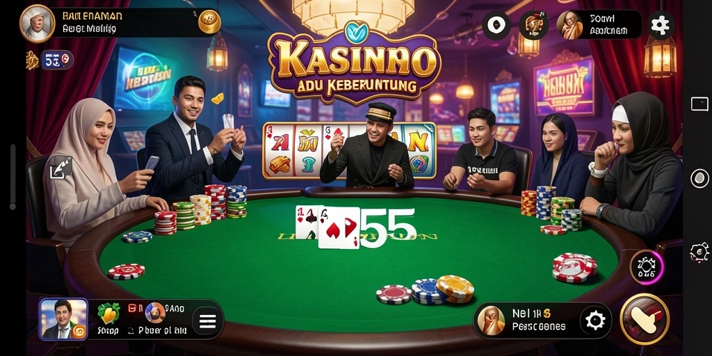 Tampilan gameplay RP55 yang mendebarkan dan imersif.