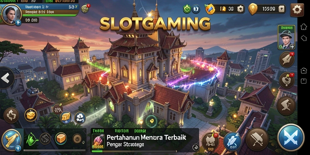 Screenshot menunjukkan aksi seru dalam gameplay Tower Defense.